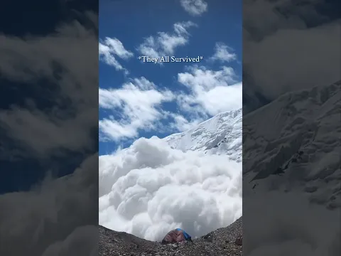 They Were Almost Wiped Out By An Avalanche…