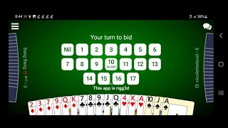 Unstoppable hands Ace high 1v1v1 110 for 300 chip game Trickster Spades