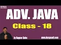 ADV JAVA LIVE Class Session - 18 by Mr Nagoor Babu Sir On 20-08-2018