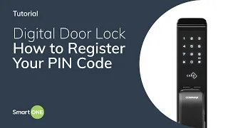 Digital Door Lock How to Register Your PIN Code