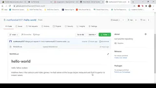 Github - Hello World Tutorial