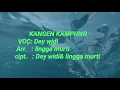 Download Lagu De widi : Kangen kampung