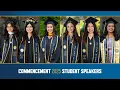 Student Speakers UC San Diego Commencement 2025