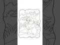 coloring rabbit coloring page
