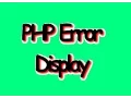 PHP Errors and Php ini