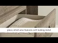 South Shore Tassio Changing Table Weathered Oak Farmhouse