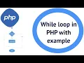 While loop in PHP PHP while loop in Hindi PHP Loops while loop example in PHP PHP Tutorial
