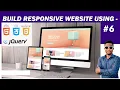 Learn How to Build a Modern Responsive Website with Html Css Bootstrap Javascript in Part 6