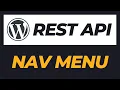 Get WordPress Nav menu from REST API SOLVED 2023
