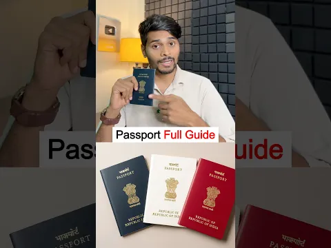 Indian Passport Full Guide ✅ #passport #shorts #travel #india