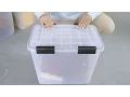 Clear Weathertight Totes