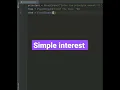python program to simple interest