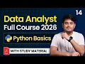 Data Analytics Hindi Full Course 2026 Python Basics Part 14 Top VarSity