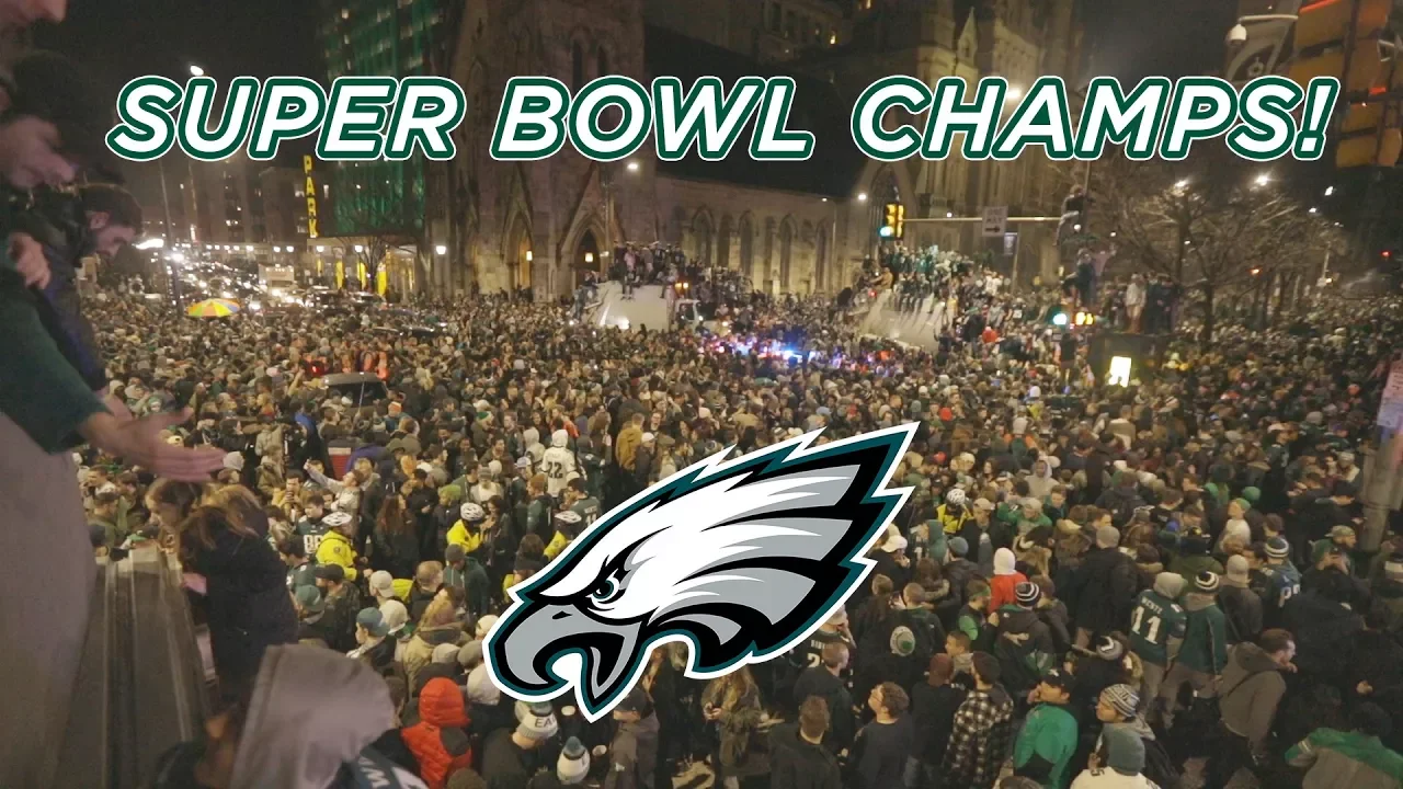 PHILLY GOES CRAZY AFTER SUPER BOWL WIN