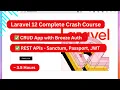 Laravel 12 Complete Course CRUD Breeze Auth REST APIs Ultimate Beginner to Pro Guide