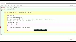 Java Program to Reverse a Number How to Reverse a Number in Java Using While Loop Java