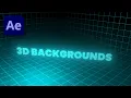 3D Backgrounds - After Effects Tutorial