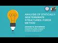 Analysis of Statically Indeterminate 1st Degree Beam using Force Method Example 1