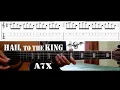 Download Lagu Tutorial Avenged Sevenfold - Hail To The King Guitar Solo Acoustic Version With TAB \u0026 CHORD