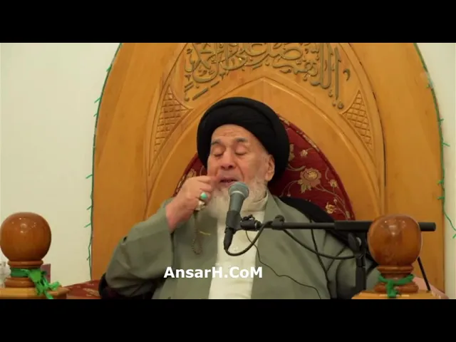 ⁣آية الله السيد إمام الجزائري ليلة 6 شهر رمضان 1444 هـ مسجد ابو الفضل العباس