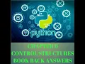 TN 12th Computer Science Chapter 6 Control Structures Book Back Answers