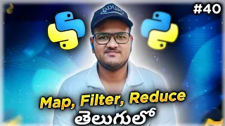 Python map filter reduce functions in Telugu Srk Codes