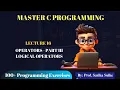 16 Logical Operators in C Language C Language Complete Course for Beginners
