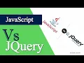 Javascript vs Jquery What is Difference Between Javascript and Jquery