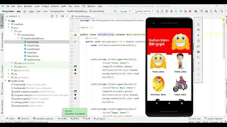 How to create funny Jokes app with Android Studio
