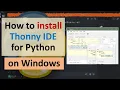 How to Install Thonny IDE for Python beginners on Windows HowToInstall