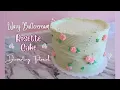 Wavy Buttercream Rosette Cake Decorating Tutorial