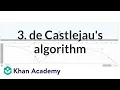 3 De Casteljau s algorithm Animation Computer animation Khan Academy
