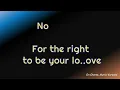 CONSEQUENCE OF LOVE - LYRICS - GREGORY PORTER