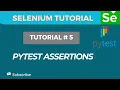 Pytest Assertions Tutorial with Selenium Real Examples You Must Know