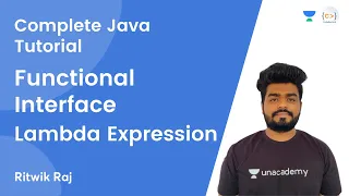 L19 Functional Interface Lambda Expression JAVA Complete Java Tutorial Ritwik Raj