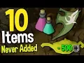 10 Items that Almost were Added to Oldshool Runescape OSRS
