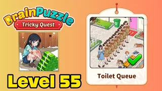 Brain Puzzle: Tricky Quest Level 55 Screenshot