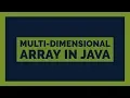 MULTIDIMENSIONAL ARRAY IN JAVA AMJAD ALI IN URDU HINDI