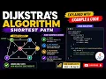 Dijkstra s Algorithm Explained Shortest Path Algorithm with Example DAA