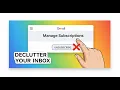 FINALLY Unsubscribe From Annoying Emails with ONE Click in Gmail New Feature