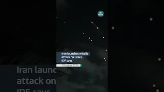 Iran Launches Missile Attack On Israel IDF Says Itvnews Israel Iran 