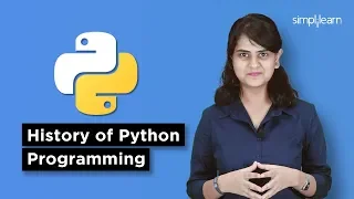 History Of Python Programming Language Introduction To Python Python Programming Simplilearn
