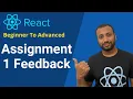 React Bangla Tutorial 14 Assignment-1 Feedback Products listing App