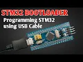 STM32 Bootloader Programming STM32 using usb cable Flashing bootloader in STM32 Arduino IDE