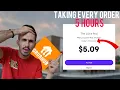 Taking Every Grubhub Order For 5 Hours Straight