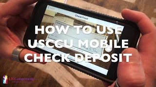 How to Use USCCU Mobile Check Deposit