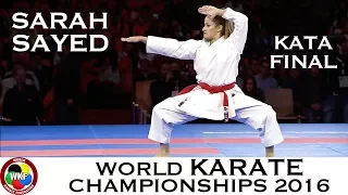 FINAL. Female Kata. SAYED (EGY). Kata Anan Dai. 2016 World Karate Championships