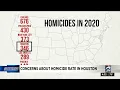 Concerns about homicide rate in Houston