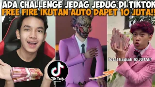 Download FREE FIRE IKUTAN CHALLENGE VIRAL TIKTOK JEDAG JEDUG + 3D AUTO MENANG DAPET 10JT - Andra Reaction MP3