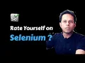 QnA Friday 35 - How to Rate Yourself on Selenium Jenkins
